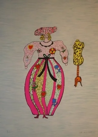 Lithografie De Saint Phalle - Mannequin