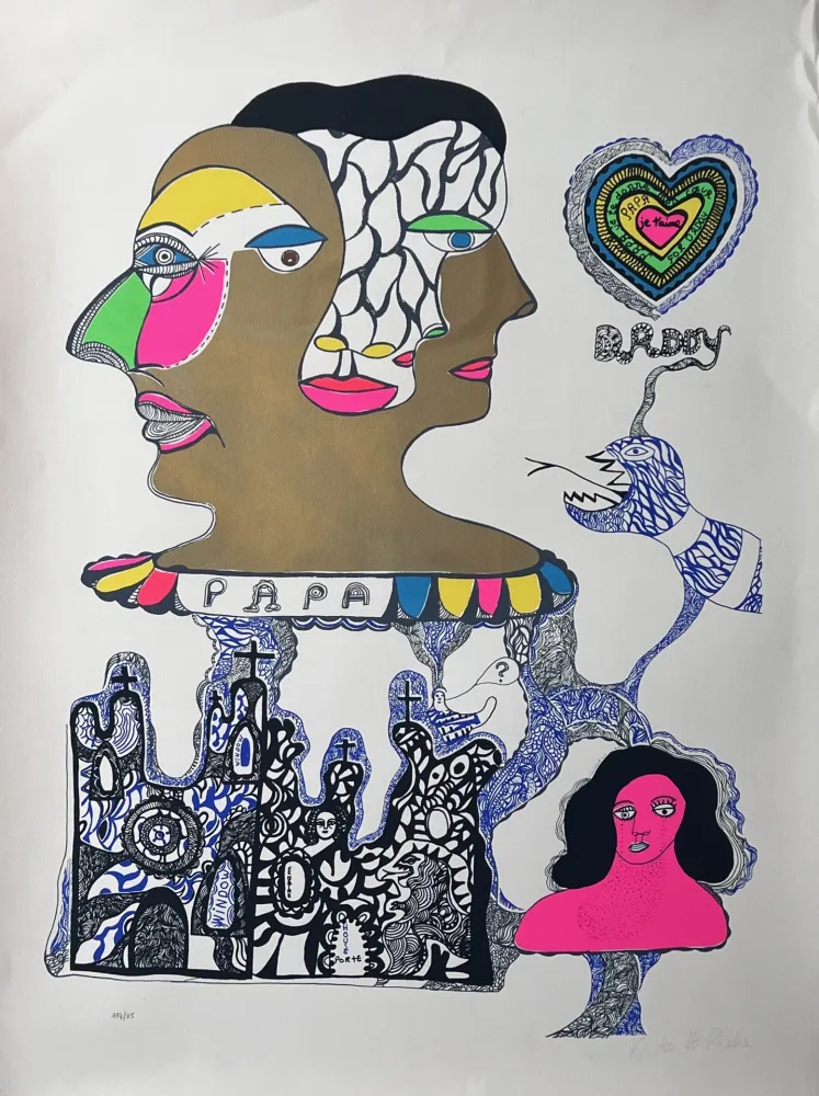 Zeefdruk De Saint Phalle - Nana Power 