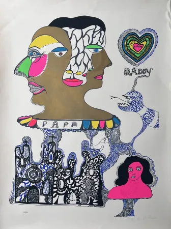 Zeefdruk De Saint Phalle - Nana Power 