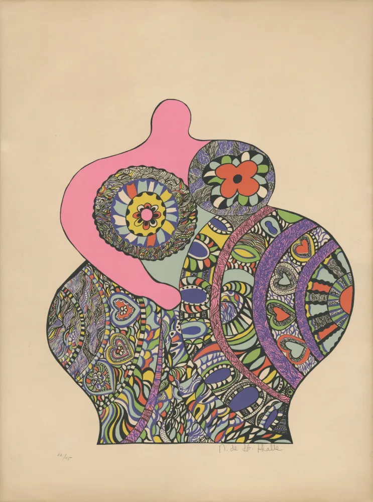 Zeefdruk De Saint Phalle - Nana Power : Nana II