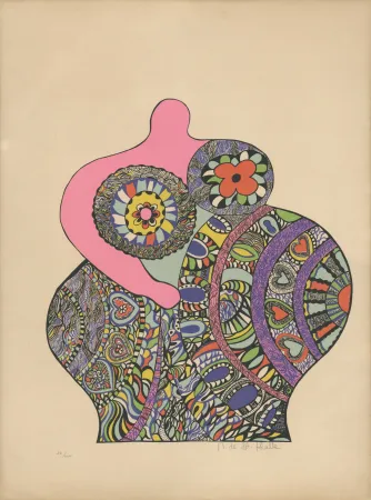 Zeefdruk De Saint Phalle - Nana Power : Nana II