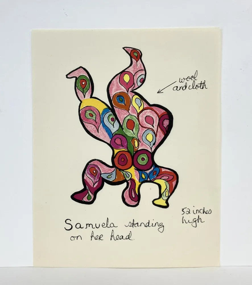 Lithografie De Saint Phalle - Samuela. 1966