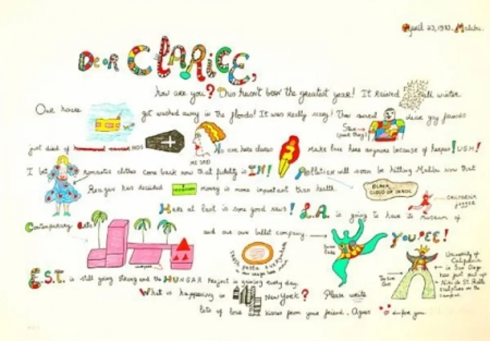 Lithografie De Saint Phalle - Untitled, from Eight by Eight to Celebrate the Temporary Contemporary