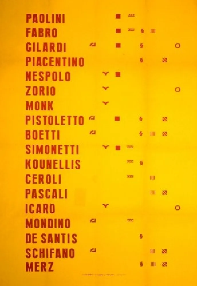 Lithografie De Santis - Manifesto 2017