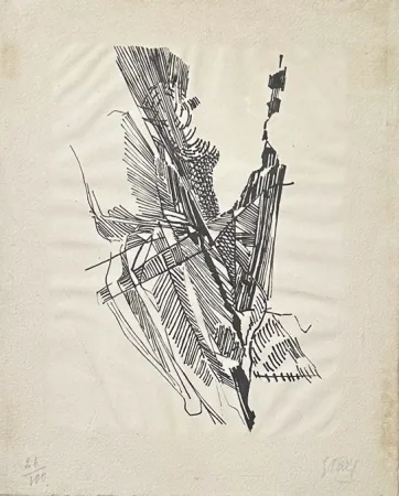 Lithografie De Stael - Composition