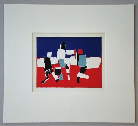 Lithografie De Stael - Composition - 1951