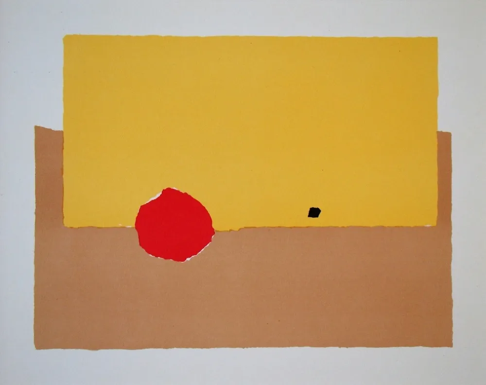 Lithografie De Stael - La pomme - 1952
