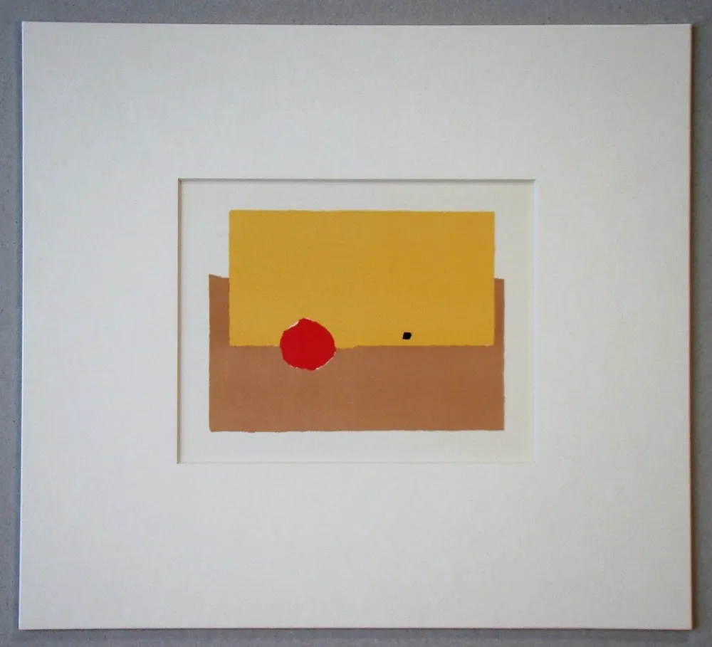 Lithografie De Stael - La Pomme - 1952