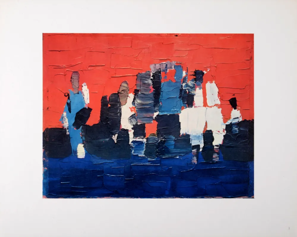 Offset De Stael - Les petits footballeurs, 1960