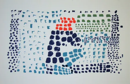 Lithografie De Stael - Nuit au Parc des Princes - 1952