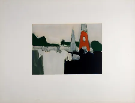 Lithografie De Stael - Paris, La Tour Eiffel, 1974