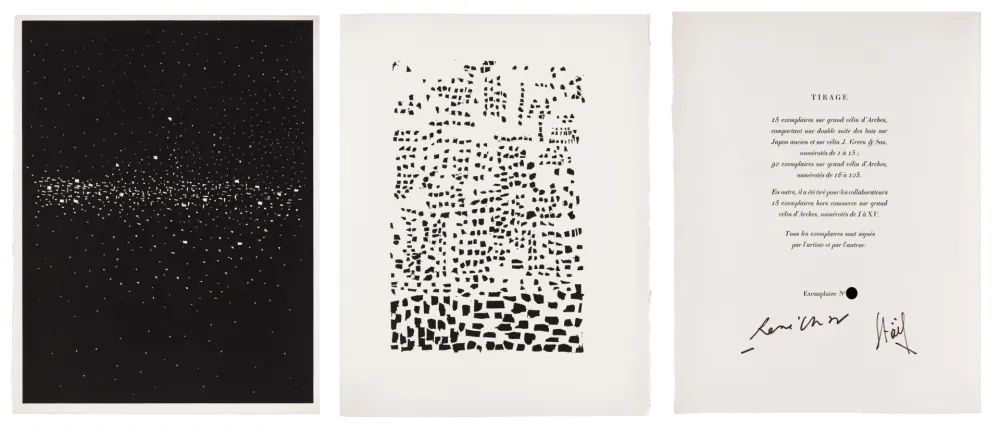 Geïllustreerd Boek De Stael - René Char. POÈMES. 14 bois originaux à pleine page (1952)