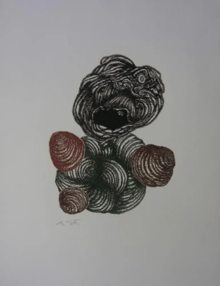 Ets En Aquatint De Vita - Senza titolo