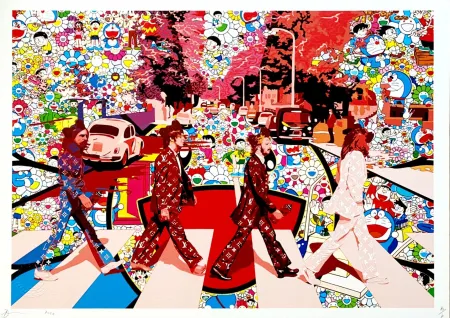 Digitale Print Death Nyc - Beatles