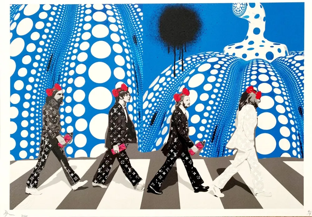 Digitale Print Death Nyc - Beatles Blue