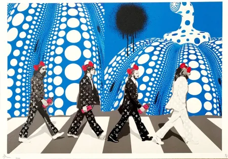 Digitale Print Death Nyc - Beatles Blue