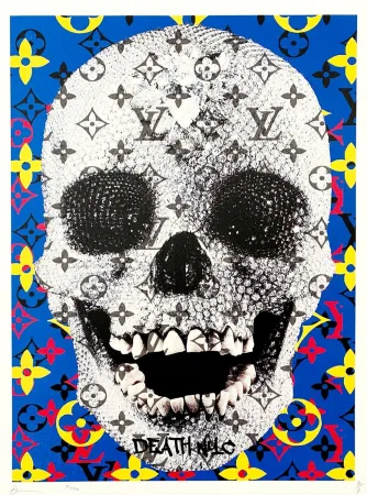 Digitale Print Death Nyc - LV Skull