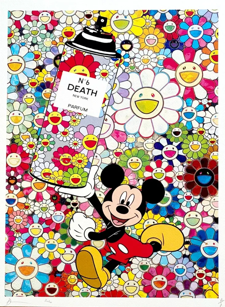 Digitale Print Death Nyc - Mickey Mouse