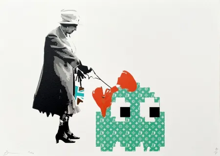 Digitale Print Death Nyc - Queen Invader