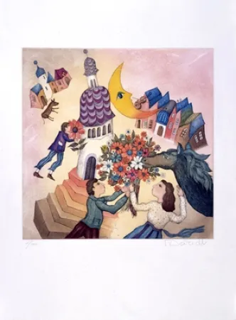 Ets En Aquatint Deberdt - Chamblanc