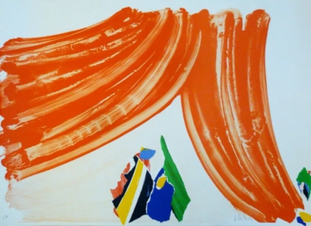 Lithografie Debré - Composition