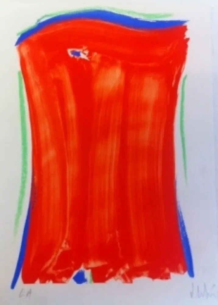 Lithografie Debré - Composition abstrait