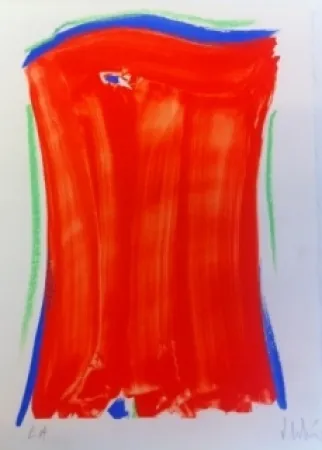 Lithografie Debré - Composition abstrait