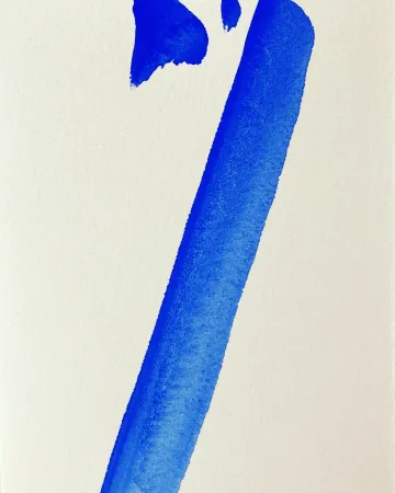 Geïllustreerd Boek Debré - Le Traversé. Gouache originale 