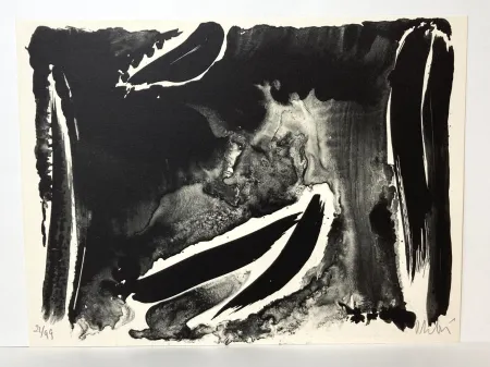 Lithografie Debré - Les ambassadeurs, 1989.