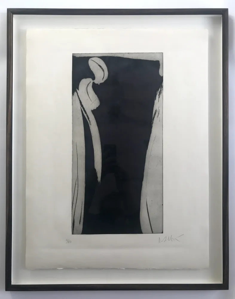 Ets En Aquatint Debré - Petit signe personnage III