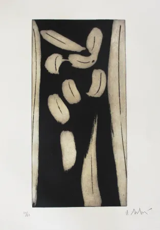 Ets En Aquatint Debré - Petit signe-Personnage V