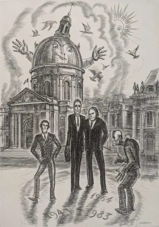 Ets Decaris - Devant l'Académie Française