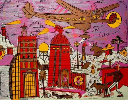 Lithografie Deforest - Story of Flight II