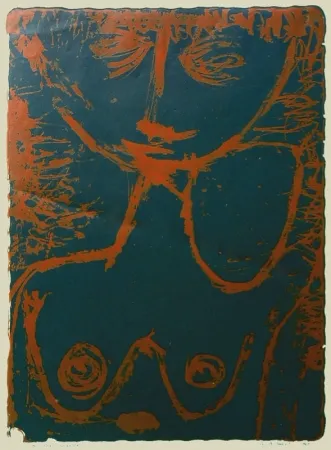 Lithografie Deforest - The Young Spinster