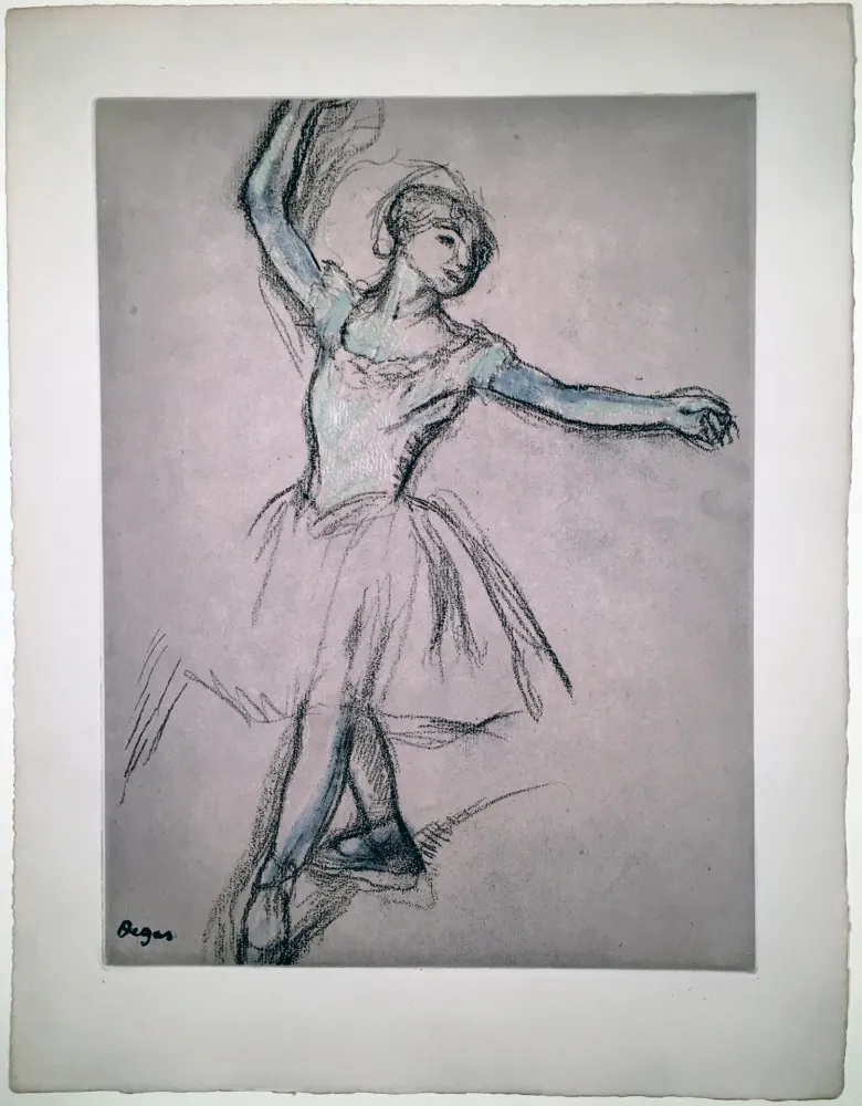 Ets En Aquatint Degas - Danseuse (étude, vers 1878)