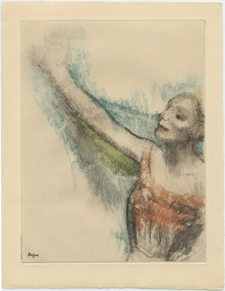 Ets En Aquatint Degas - Danseuse (étude, vers 1878-1880)