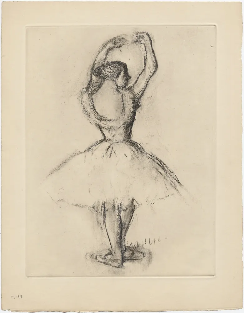 Ets Degas - Danseuse (étude, vers 1878-1880)