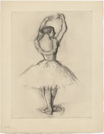 Ets Degas - Danseuse (étude, vers 1878-1880)