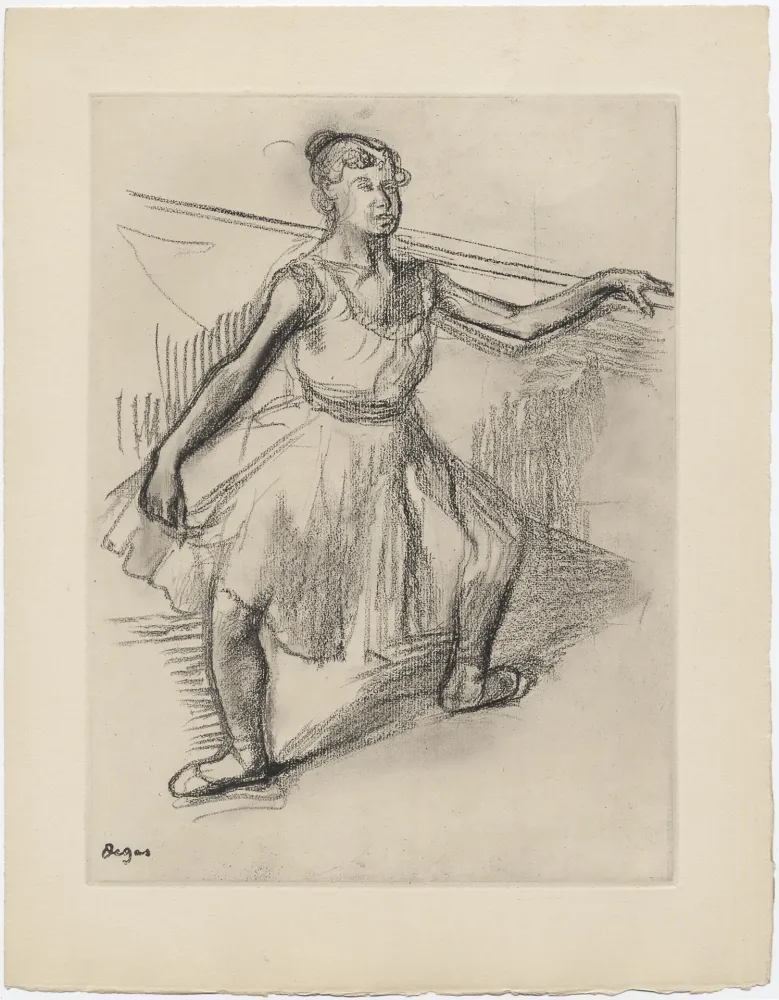 Ets Degas - Danseuse (étude, vers 1878)
