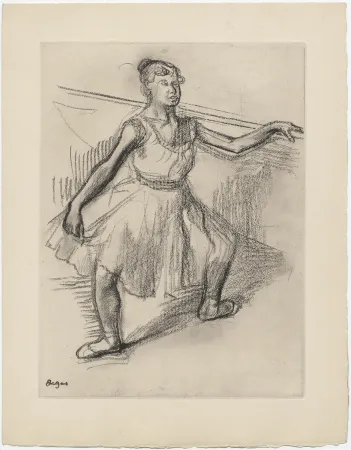 Ets Degas - Danseuse (étude, vers 1878)