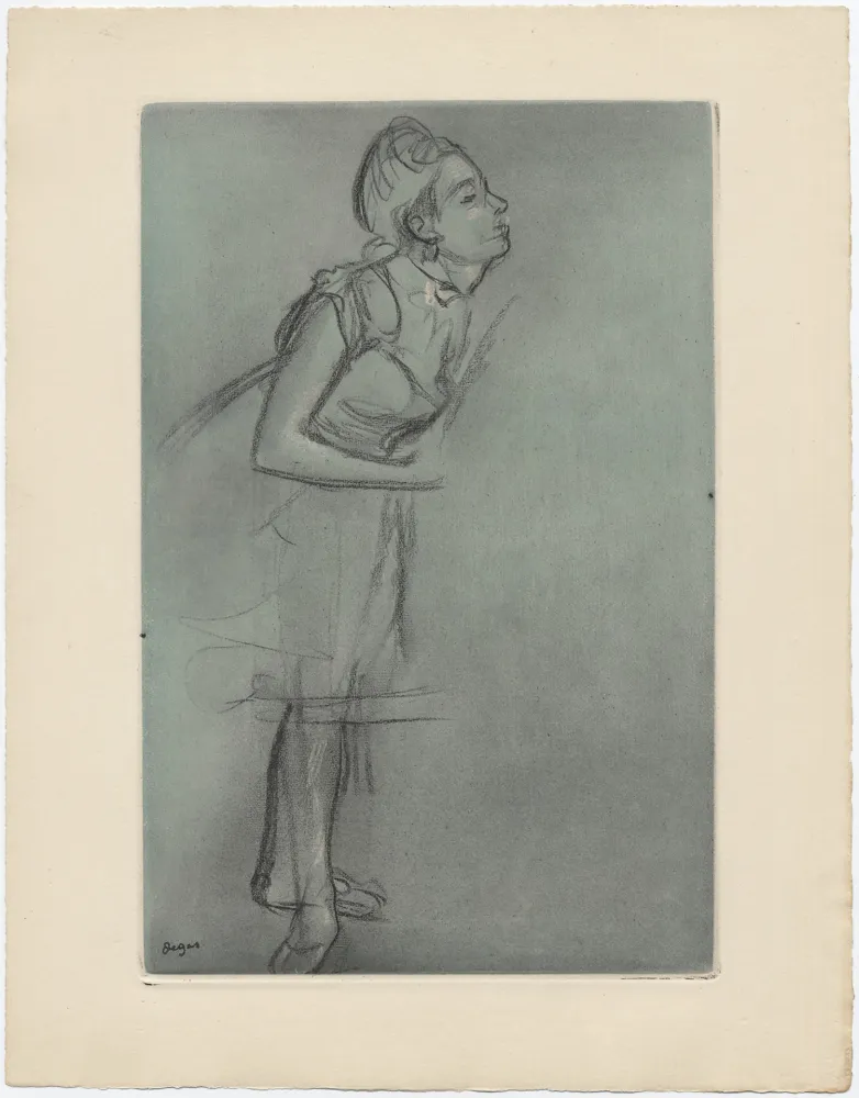 Ets En Aquatint Degas - Danseuse (étude, vers 1878)