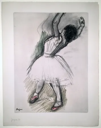 Ets En Aquatint Degas - Danseuse (étude, vers 1880)