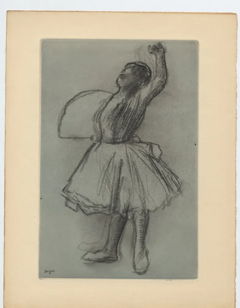 Ets En Aquatint Degas - Danseuse (étude, vers 1890)