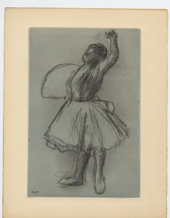 Ets En Aquatint Degas - Danseuse (étude, vers 1890)