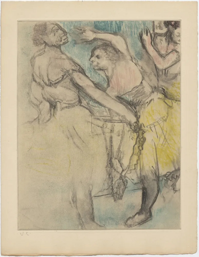 Ets En Aquatint Degas - Danseuses à l'Opéra (étude, vers 1880)