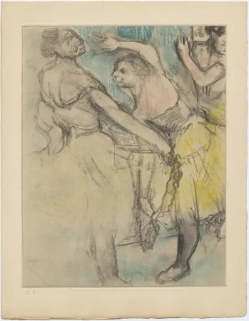 Ets En Aquatint Degas - Danseuses à l'Opéra (étude, vers 1880)