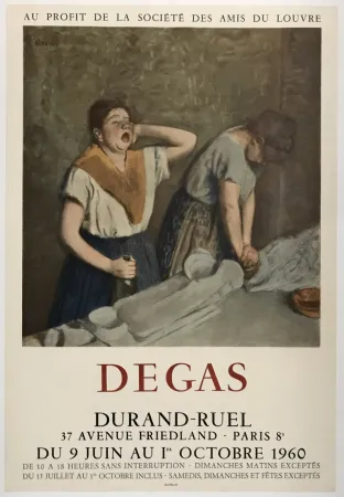 Lithografie Degas - Durand-Ruel
