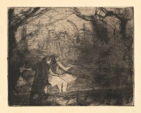 Ets En Aquatint Degas - Sur la scène 3