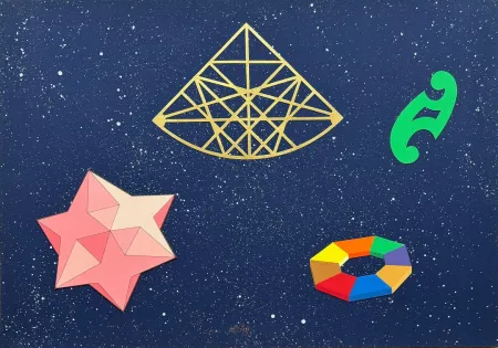 Zeefdruk Del Pezzo - Astrazione I