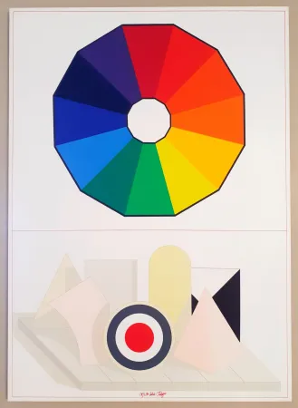 Zeefdruk Del Pezzo - Composizione